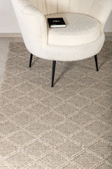 Cloudy Wohnzimmerteppich - beige/Wolle - Wohnzimmerteppiche - ALVAHOME