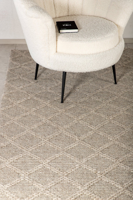 Cloudy Wohnzimmerteppich - beige/Wolle - Wohnzimmerteppiche - ALVAHOME