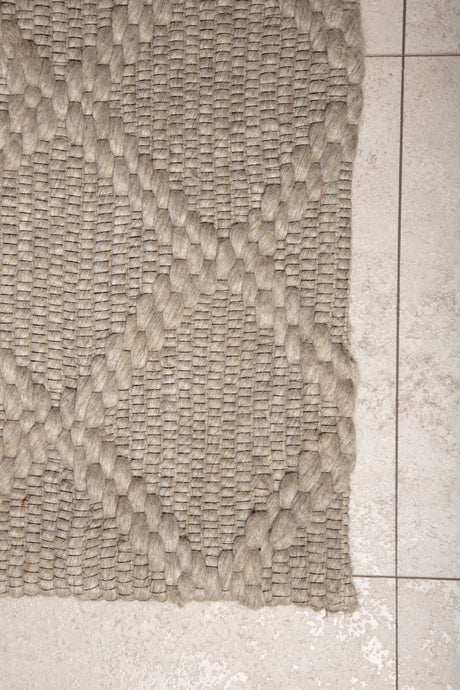 Cloudy Wohnzimmerteppich - beige/Wolle - Wohnzimmerteppiche - ALVAHOME