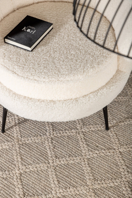 Cloudy Wohnzimmerteppich - beige/Wolle - Wohnzimmerteppiche - ALVAHOME