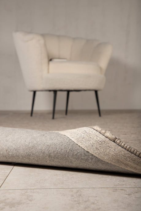 Cloudy Wohnzimmerteppich - beige/Wolle - Wohnzimmerteppiche - ALVAHOME