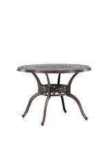 Coimbra Outdoor - Tisch - braun/Aluminum - Outdoor - Tische - ALVAHOME