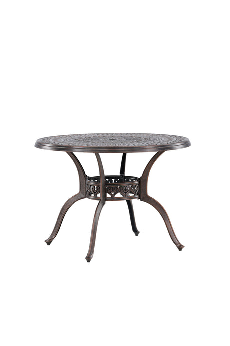 Coimbra Outdoor - Tisch - braun/Aluminum - Outdoor - Tische - ALVAHOME