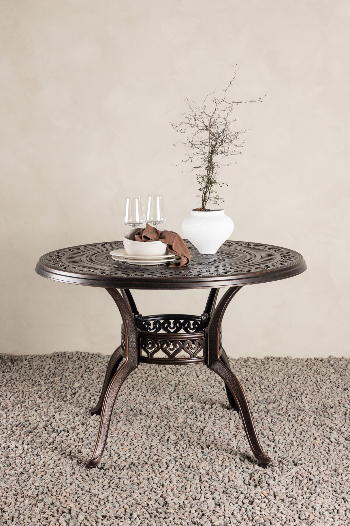 Coimbra Outdoor - Tisch - braun/Aluminum - Outdoor - Tische - ALVAHOME