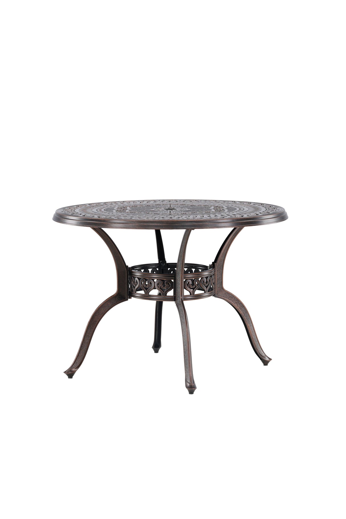Coimbra Outdoor - Tisch - braun/Aluminum - Outdoor - Tische - ALVAHOME