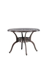 Coimbra Outdoor - Tisch - braun/Aluminum - Outdoor - Tische - ALVAHOME