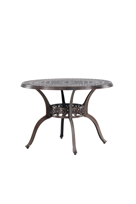 Coimbra Outdoor - Tisch - braun/Aluminum - Outdoor - Tische - ALVAHOME