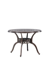 Coimbra Outdoor - Tisch - braun/Aluminum - Outdoor - Tische - ALVAHOME