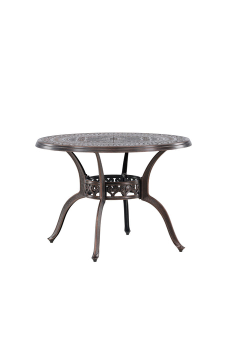 Coimbra Outdoor - Tisch - braun/Aluminum - Outdoor - Tische - ALVAHOME