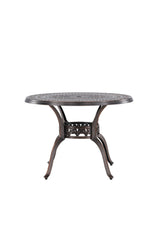 Coimbra Outdoor - Tisch - braun/Aluminum - Outdoor - Tische - ALVAHOME