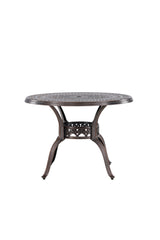 Coimbra Outdoor - Tisch - braun/Aluminum - Outdoor - Tische - ALVAHOME