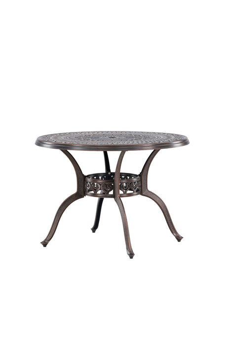 Coimbra Outdoor - Tisch - braun/Aluminum - Outdoor - Tische - ALVAHOME
