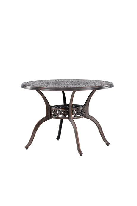 Coimbra Outdoor - Tisch - braun/Aluminum - Outdoor - Tische - ALVAHOME