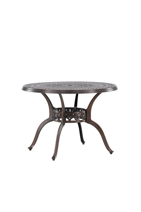 Coimbra Outdoor - Tisch - braun/Aluminum - Outdoor - Tische - ALVAHOME