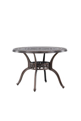 Coimbra Outdoor - Tisch - braun/Aluminum - Outdoor - Tische - ALVAHOME