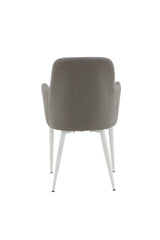 Comfort Esszimmerstuhl - grau/Metall - Essstühle - ALVAHOME