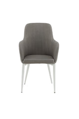 Comfort Esszimmerstuhl - grau/Metall - Essstühle - ALVAHOME