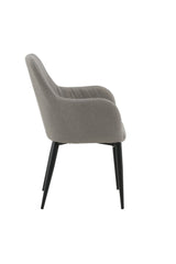Comfort Esszimmerstuhl - grau/Polyester - Leinen - Essstühle - ALVAHOME