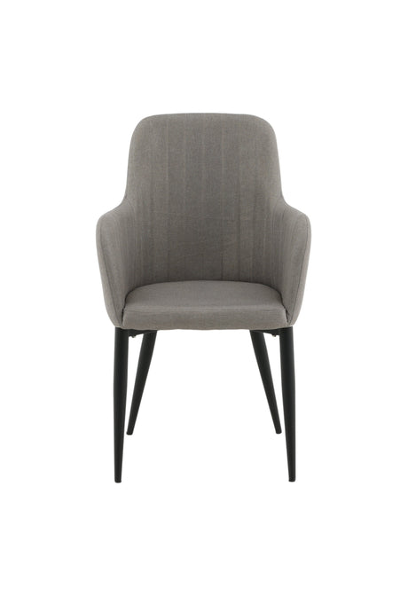 Comfort Esszimmerstuhl - grau/Polyester - Leinen - Essstühle - ALVAHOME