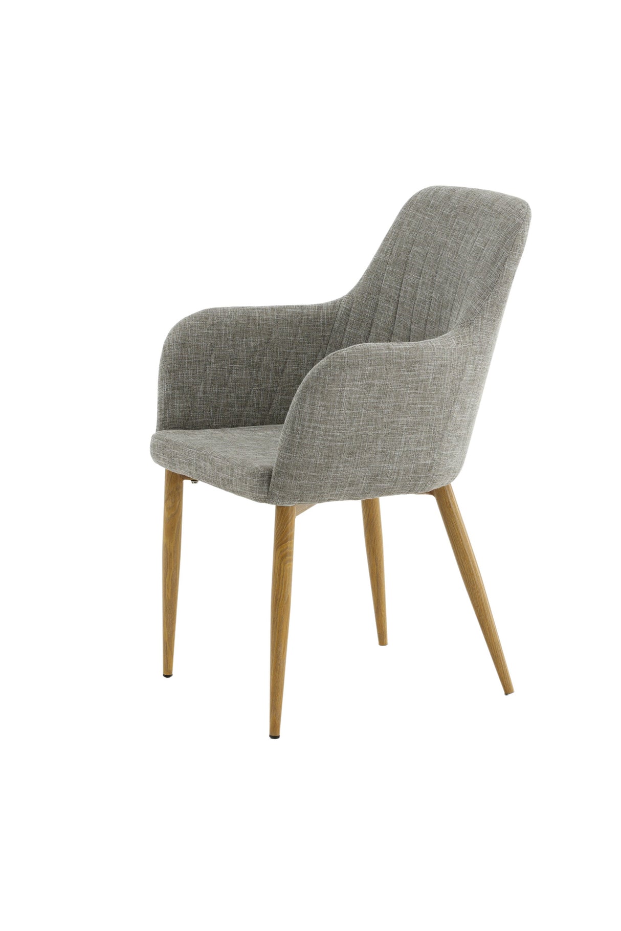Comfort Esszimmerstuhl - grau/Polyester - Essstühle - ALVAHOME