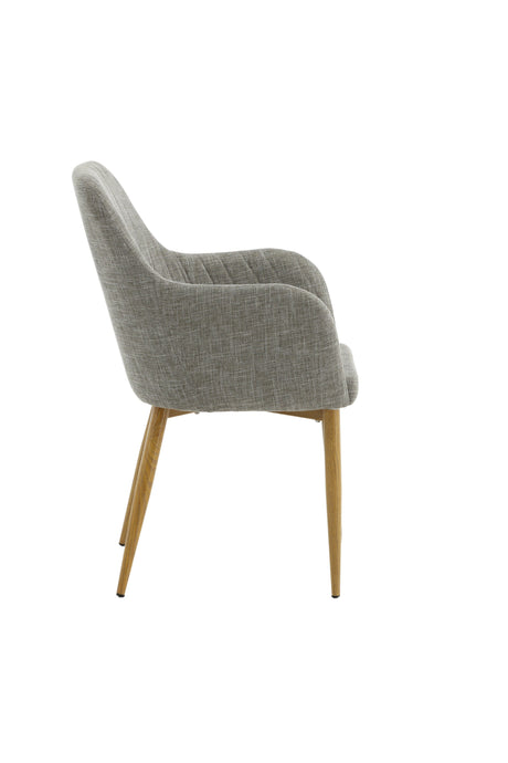 Comfort Esszimmerstuhl - grau/Polyester - Essstühle - ALVAHOME