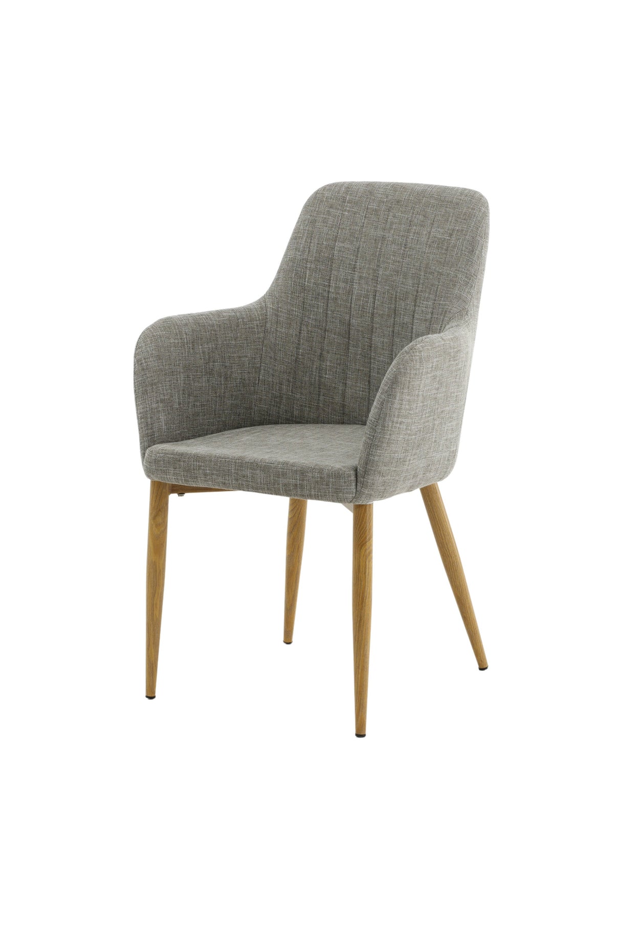 Comfort Esszimmerstuhl - grau/Polyester - Essstühle - ALVAHOME
