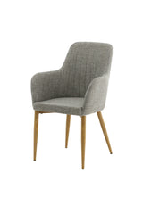 Comfort Esszimmerstuhl - grau/Polyester - Essstühle - ALVAHOME