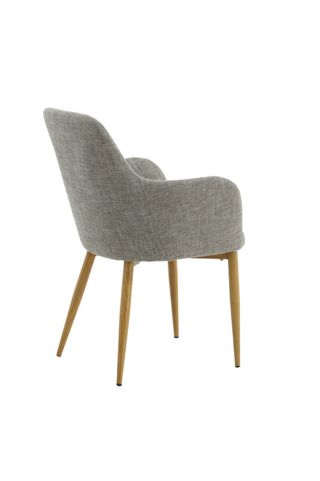Comfort Esszimmerstuhl - grau/Polyester - Essstühle - ALVAHOME