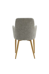 Comfort Esszimmerstuhl - grau/Polyester - Essstühle - ALVAHOME