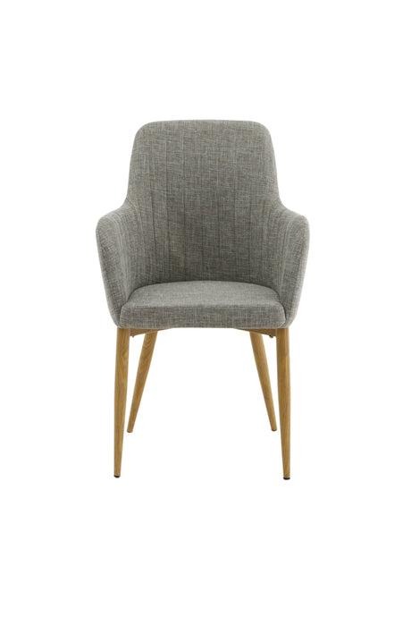 Comfort Esszimmerstuhl - grau/Polyester - Essstühle - ALVAHOME