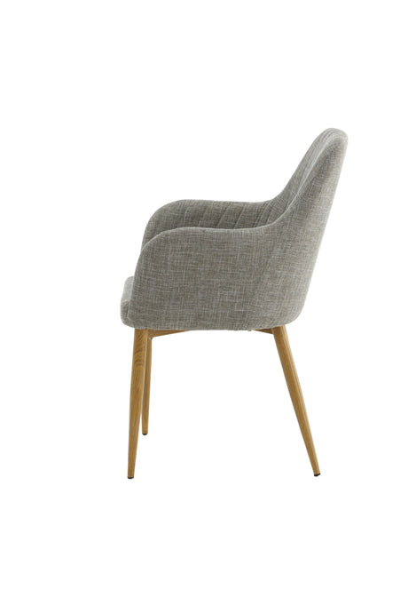 Comfort Esszimmerstuhl - grau/Polyester - Essstühle - ALVAHOME