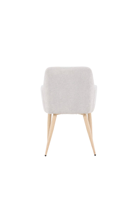 Comfort Esszimmerstuhl - hellgrau/Polyester - Leinen - Essstühle - ALVAHOME