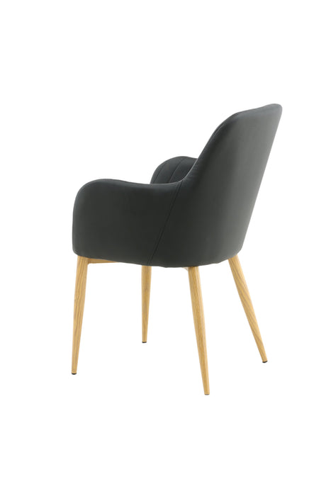 Comfort Esszimmerstuhl - schwarz/PU - Essstühle - ALVAHOME