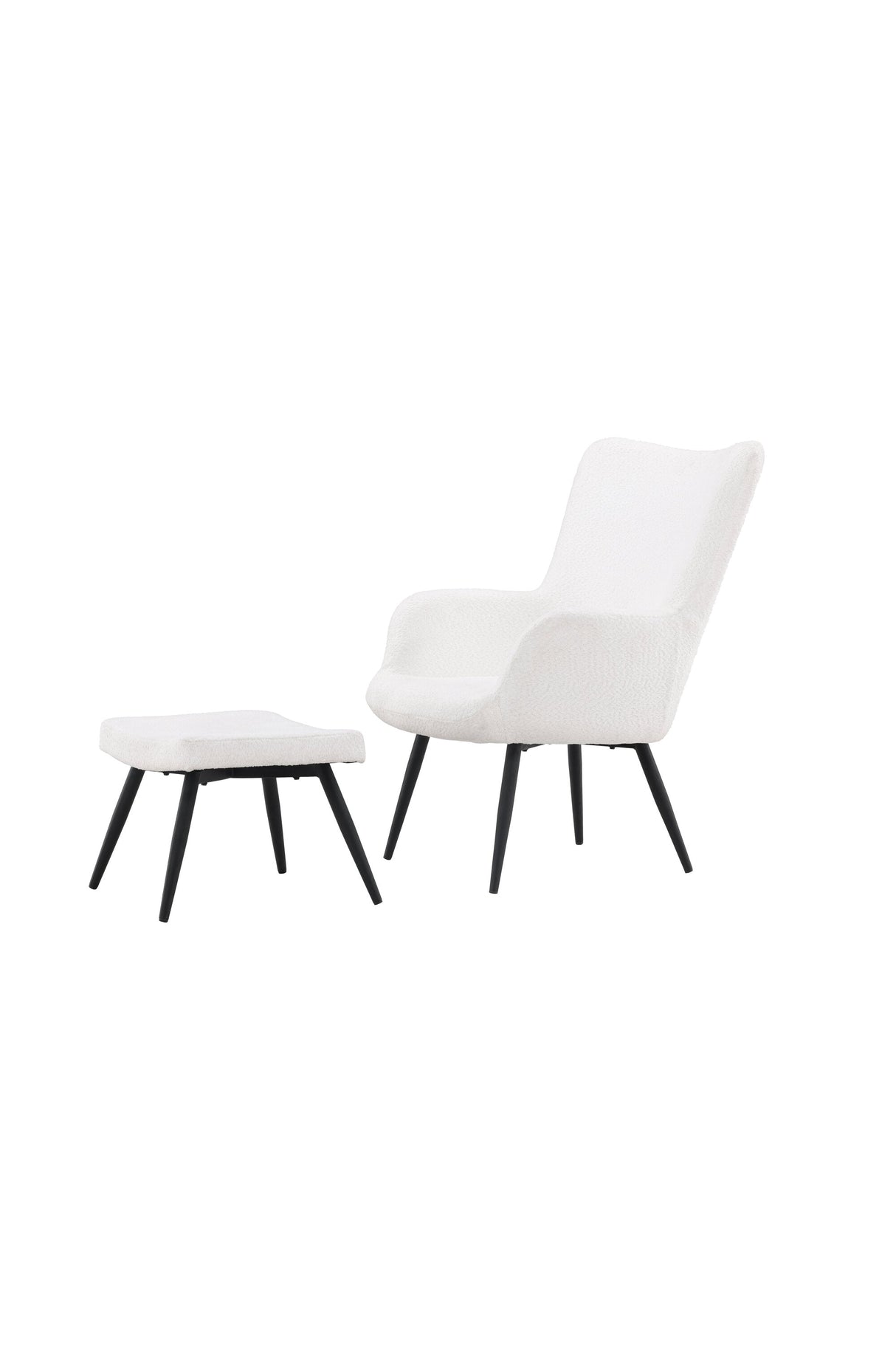 Como Sessel - weiß/Stahl - Sessel - ALVAHOME