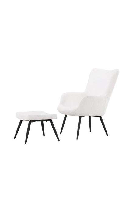 Como Sessel - weiß/Stahl - Sessel - ALVAHOME