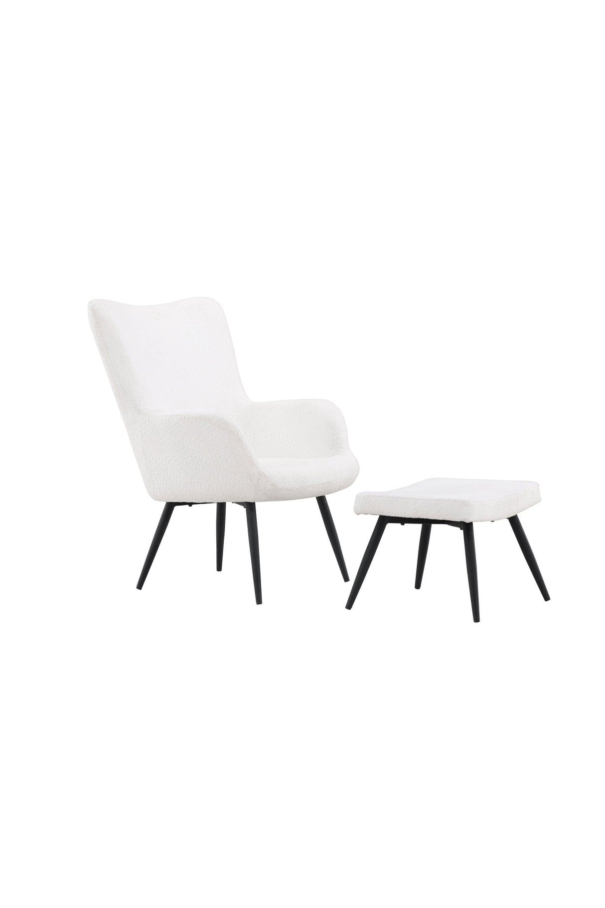 Como Sessel - weiß/Stahl - Sessel - ALVAHOME