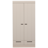 Connect 2 - türiger Kleiderschrank - staub/Kiefer [fsc] - Kleiderschränke - ALVAHOME