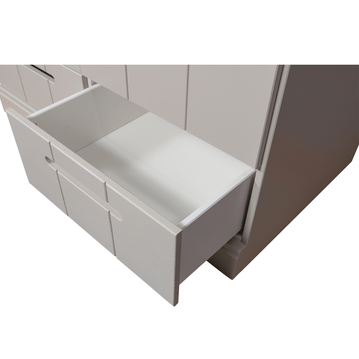 Connect 2 - türiger Kleiderschrank - staub/Kiefer [fsc] - Kleiderschränke - ALVAHOME