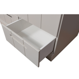 Connect 2 - türiger Kleiderschrank - staub/Kiefer [fsc] - Kleiderschränke - ALVAHOME