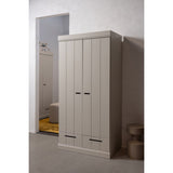 Connect 2 - türiger Kleiderschrank - staub/Kiefer [fsc] - Kleiderschränke - ALVAHOME