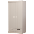 Connect 2 - türiger Kleiderschrank - staub/Kiefer [fsc] - Kleiderschränke - ALVAHOME