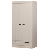 Connect 2 - türiger Kleiderschrank - staub/Kiefer [fsc] - Kleiderschränke - ALVAHOME