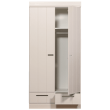 Connect 2 - türiger Kleiderschrank - staub/Kiefer [fsc] - Kleiderschränke - ALVAHOME