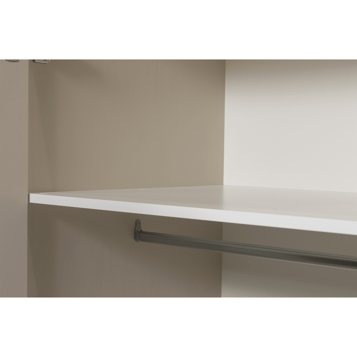 Connect 2 - türiger Kleiderschrank - staub/Kiefer [fsc] - Kleiderschränke - ALVAHOME