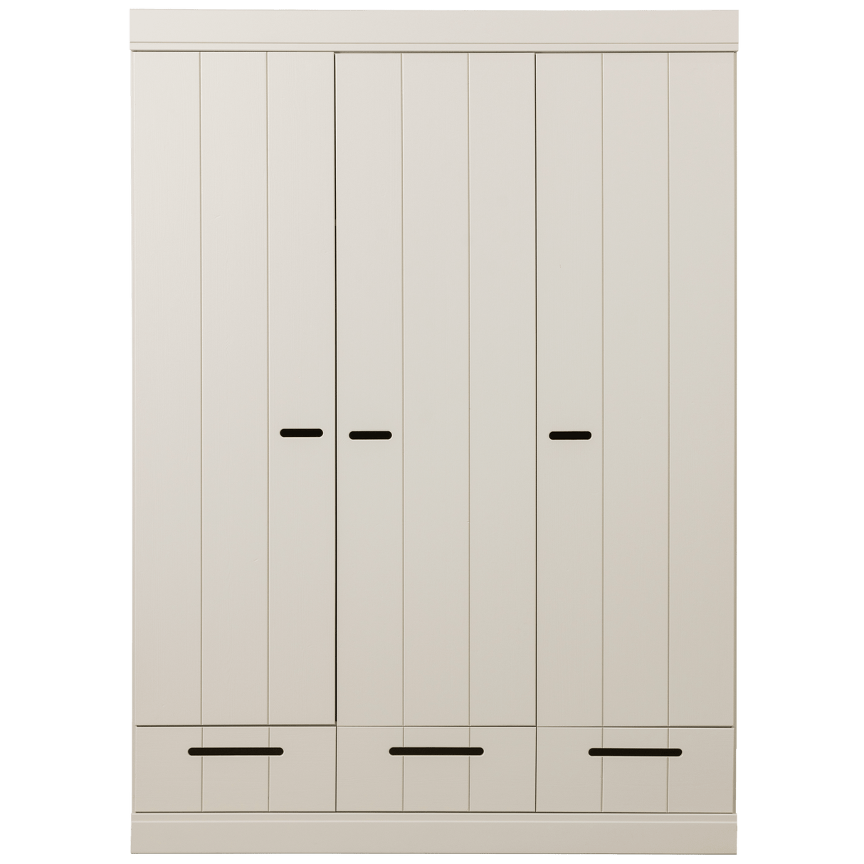 Connect 3 - türiger Kleiderschrank - staub/Kiefer [fsc] - Kleiderschränke - ALVAHOME