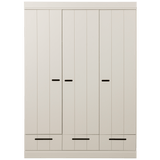 Connect 3 - türiger Kleiderschrank - staub/Kiefer [fsc] - Kleiderschränke - ALVAHOME