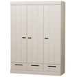 Connect 3 - türiger Kleiderschrank - staub/Kiefer [fsc] - Kleiderschränke - ALVAHOME