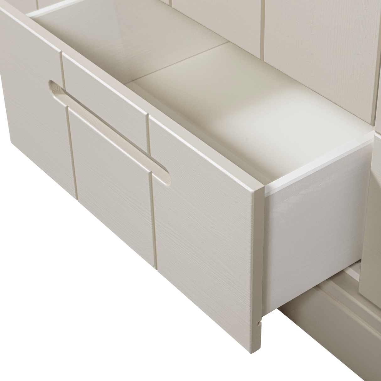 Connect 3 - türiger Kleiderschrank - staub/Kiefer [fsc] - Kleiderschränke - ALVAHOME