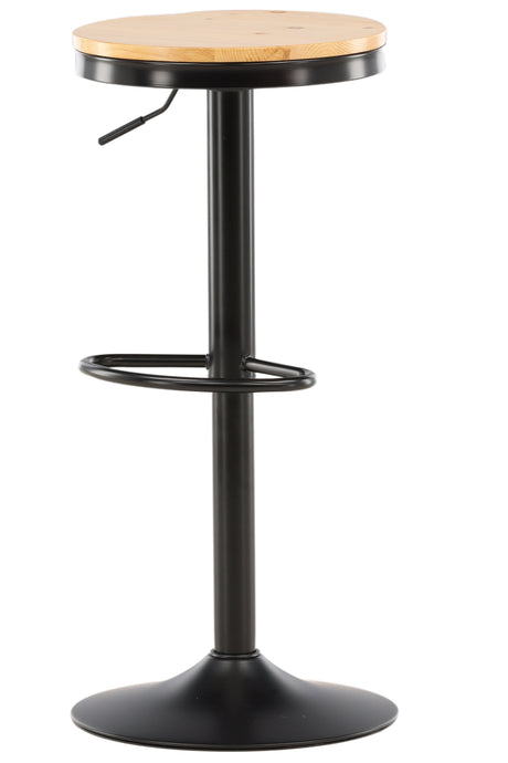 Conway Barhocker - schwarz/Stahl - Barhocker - ALVAHOME