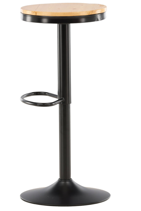 Conway Barhocker - schwarz/Stahl - Barhocker - ALVAHOME